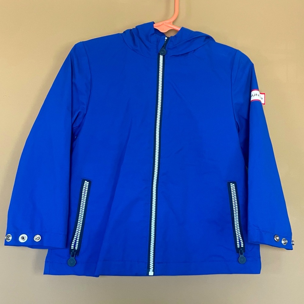 Hunter x Target Blue Toddler Rain Jacket Size 2T GUC